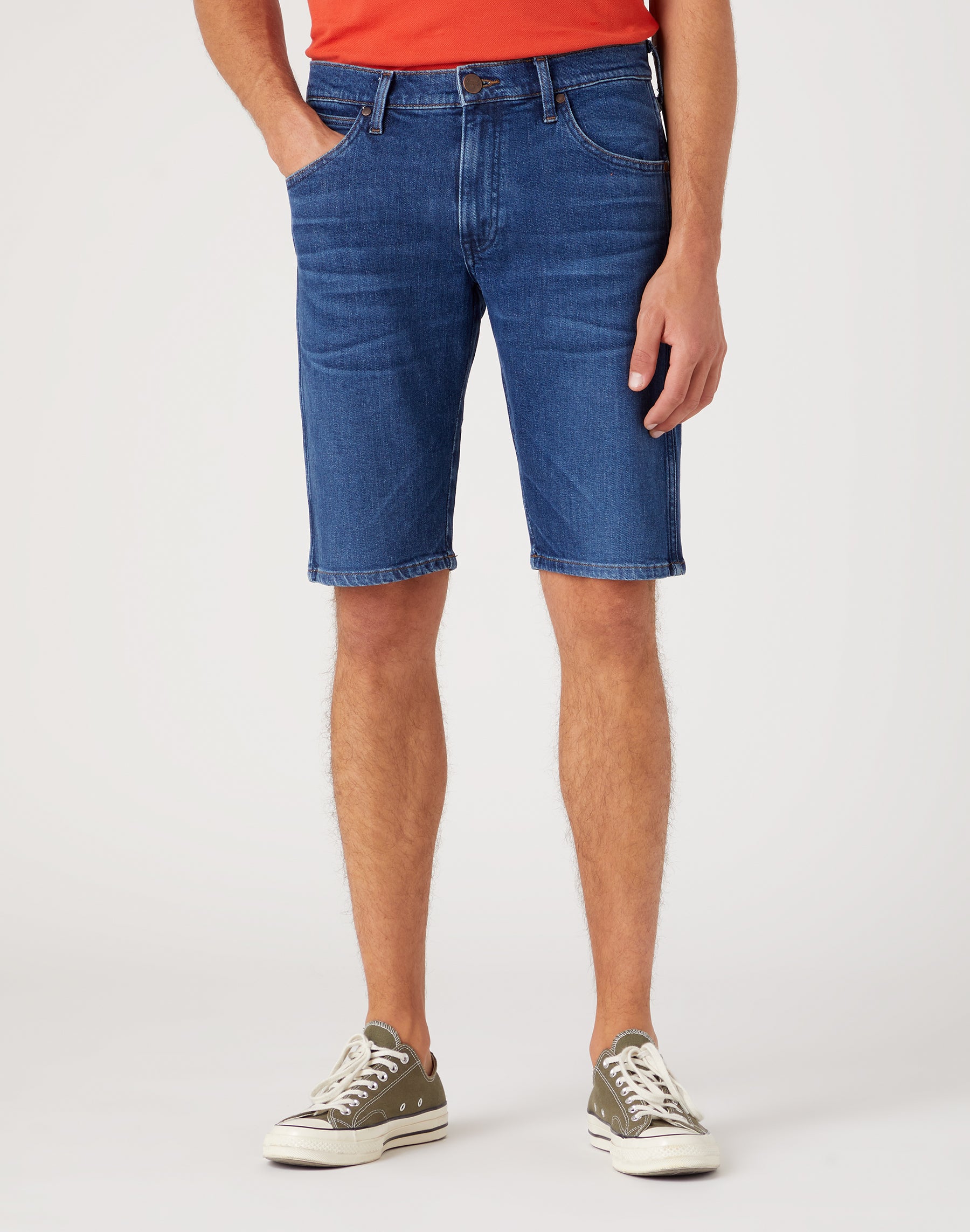 WRANGLER Colton Shorts - Dusty Harbor Blue - W16CJXY81 von Wrangler