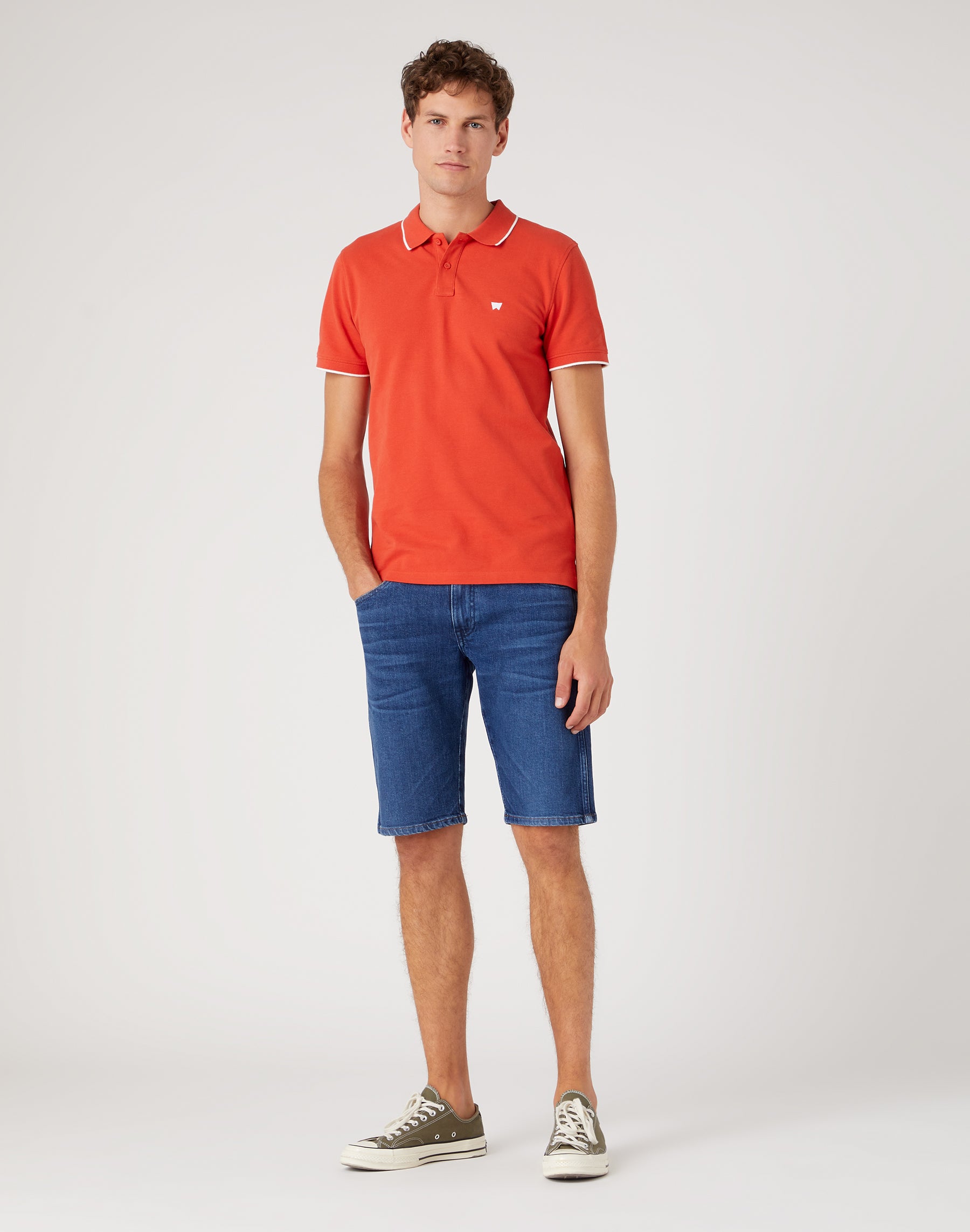 WRANGLER Colton Shorts - Dusty Harbor Blue - W16CJXY81 von Wrangler