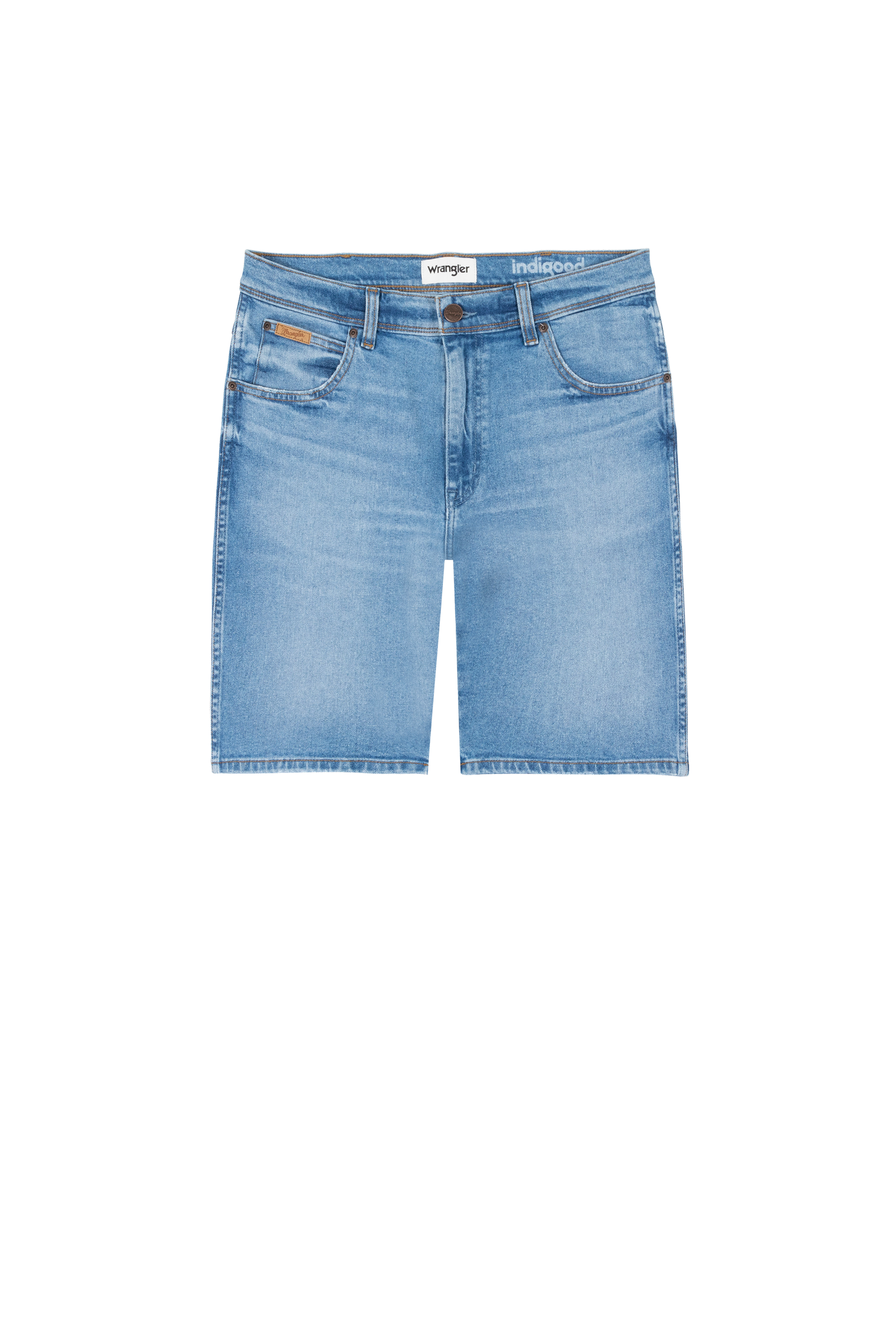 WRANGLER Texas Shorts the dude - Misty Coast Blue - W11C84Z94