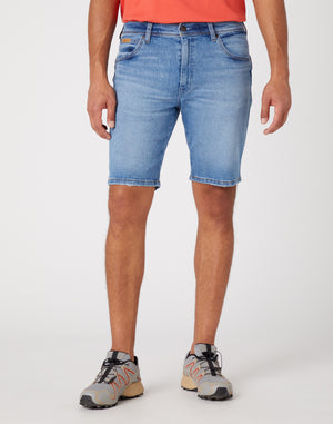 WRANGLER Texas Shorts the dude - Misty Coast Blue - W11C84Z94
