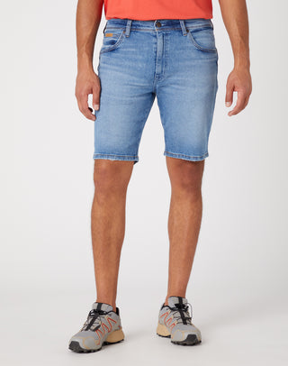 WRANGLER Texas Shorts the dude - Misty Coast Blue - W11C84Z94
