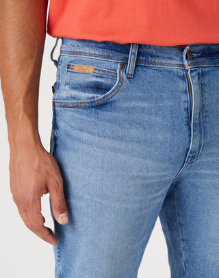 WRANGLER Texas Shorts the dude - Misty Coast Blue - W11C84Z94