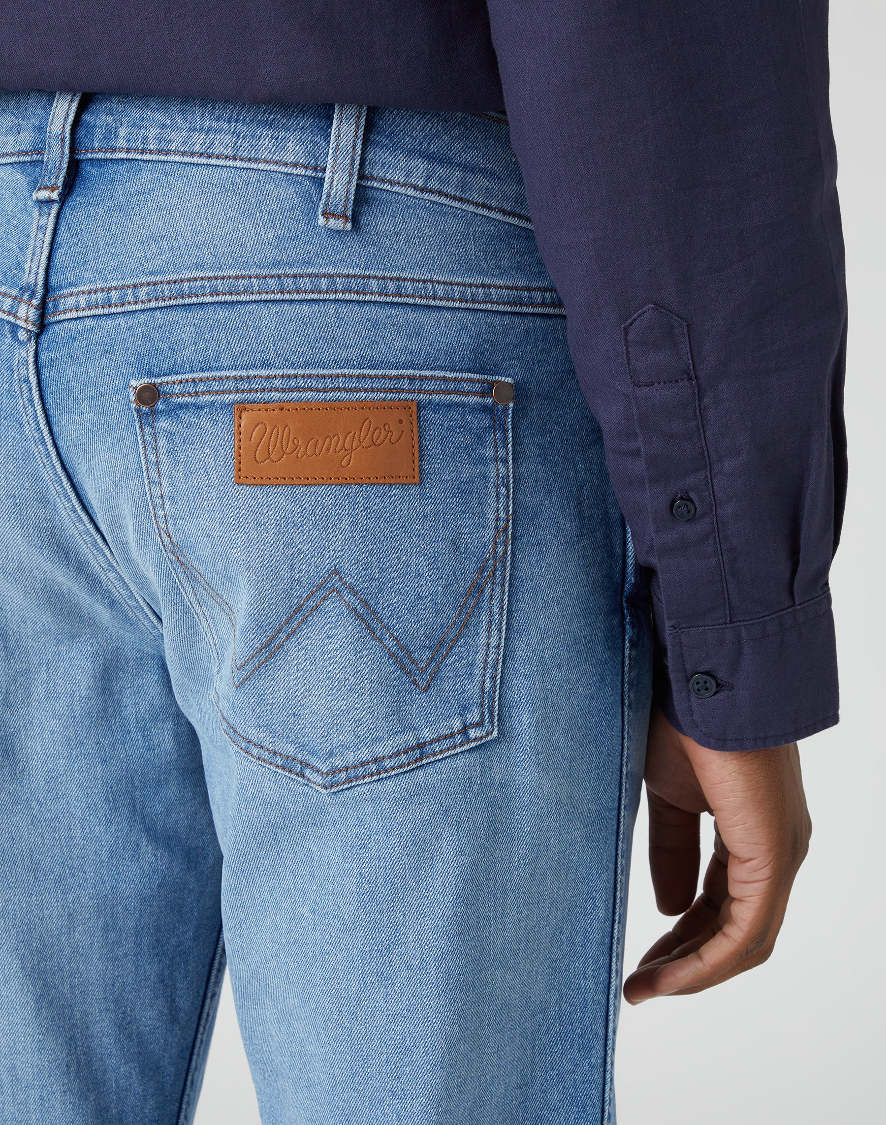 WRANGLER Greensboro cool twist - Sky Harbor Blue - W15QYLZ70 von Wrangler