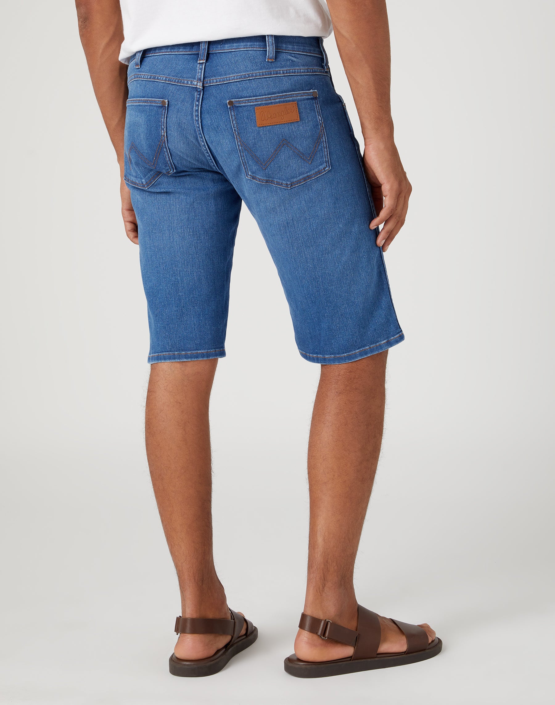 WRANGLER Colton Shorts - Sky Indigo Wash - W16CXPZ35 von Wrangler