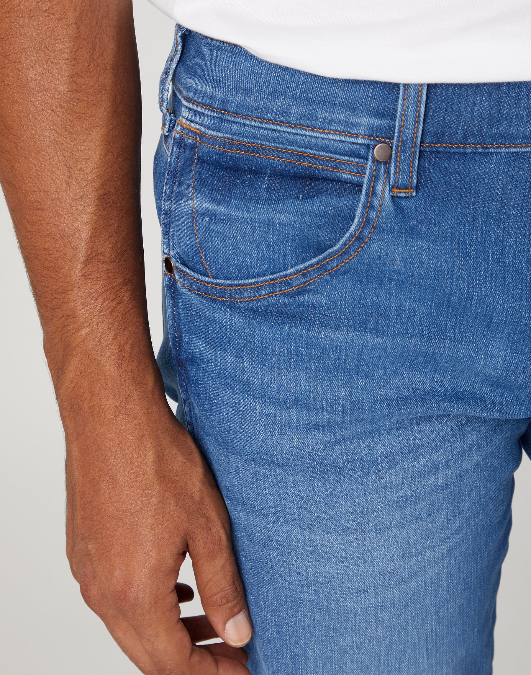 WRANGLER Colton Shorts - Sky Indigo Wash - W16CXPZ35 von Wrangler