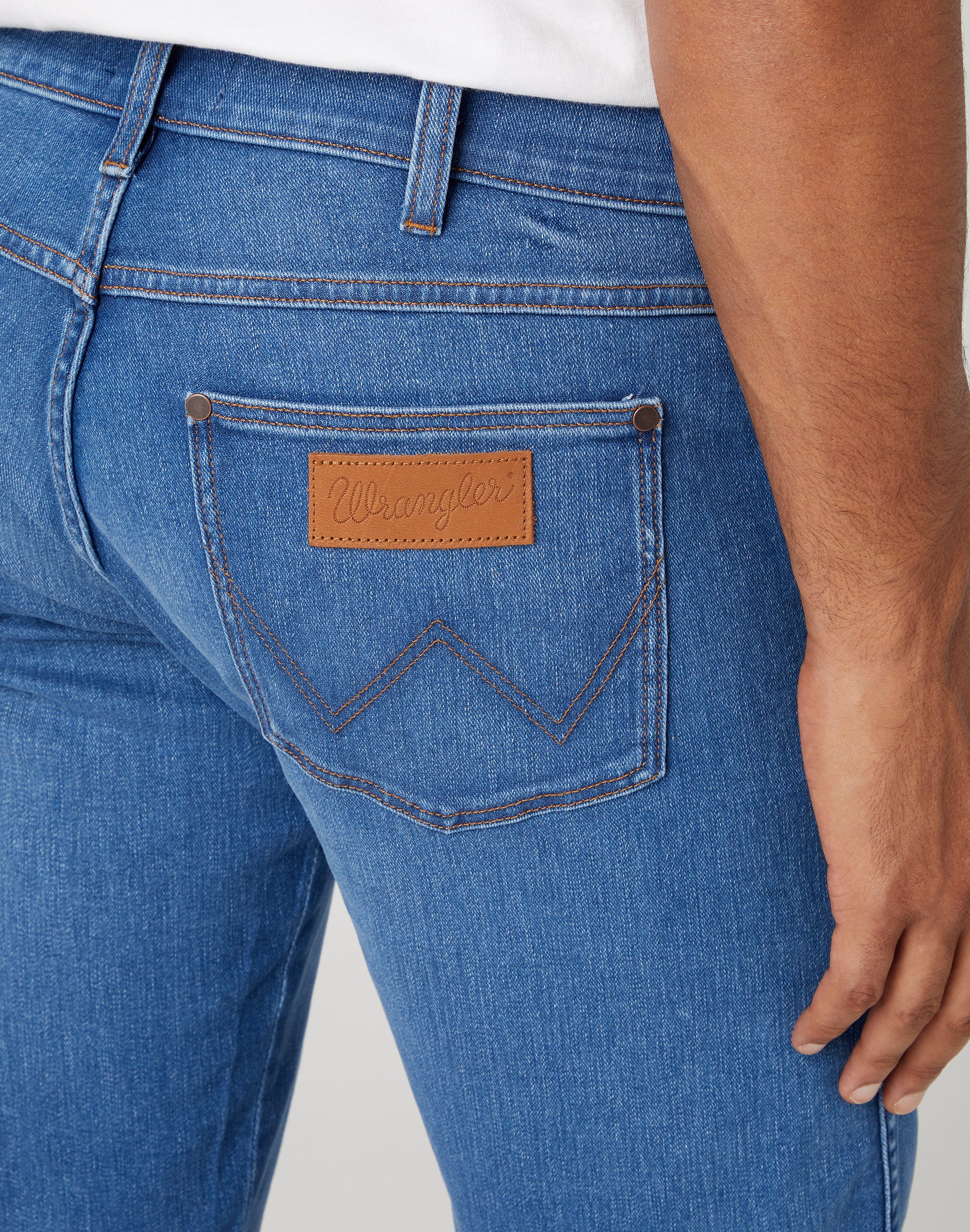 WRANGLER Colton Shorts - Sky Indigo Wash - W16CXPZ35 von Wrangler