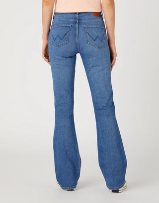 WRANGLER Bootcut Jeans - Coastal Denim Blue - 112334275