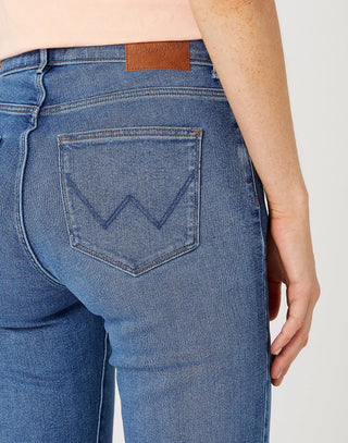 WRANGLER Bootcut Jeans - Coastal Denim Blue - 112334275