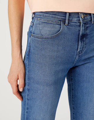 WRANGLER Bootcut Jeans - Coastal Denim Blue - 112334275