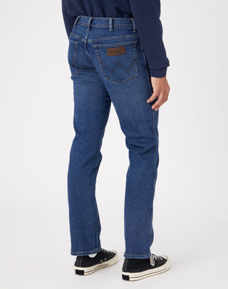 WRANGLER TEXAS the rock Straight Jeans - Indigo Harbor Blue - W1218450X