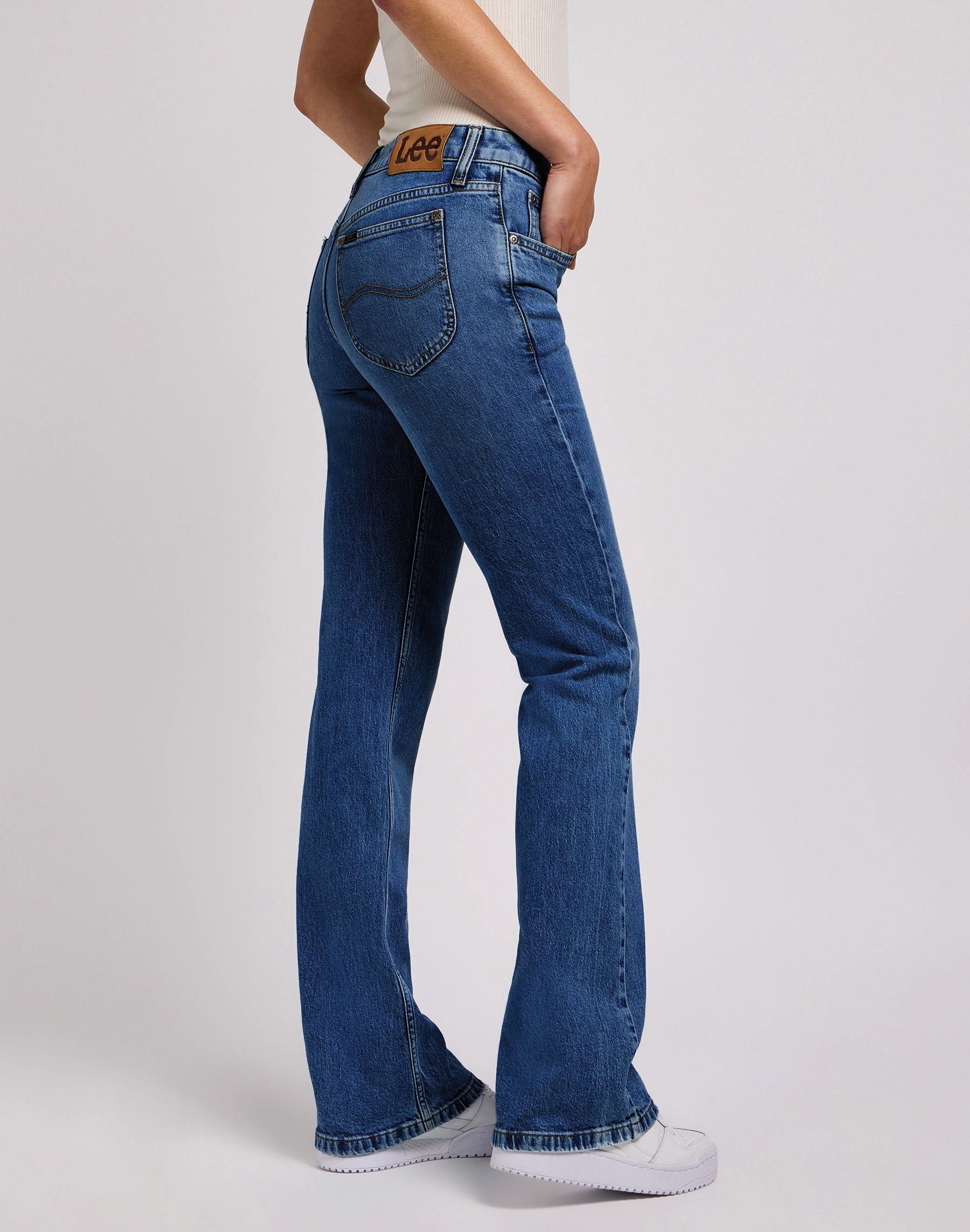 LEE MARION STRAIGHT Jeans - Ocean Shadow Blue - 112354413 von LEE