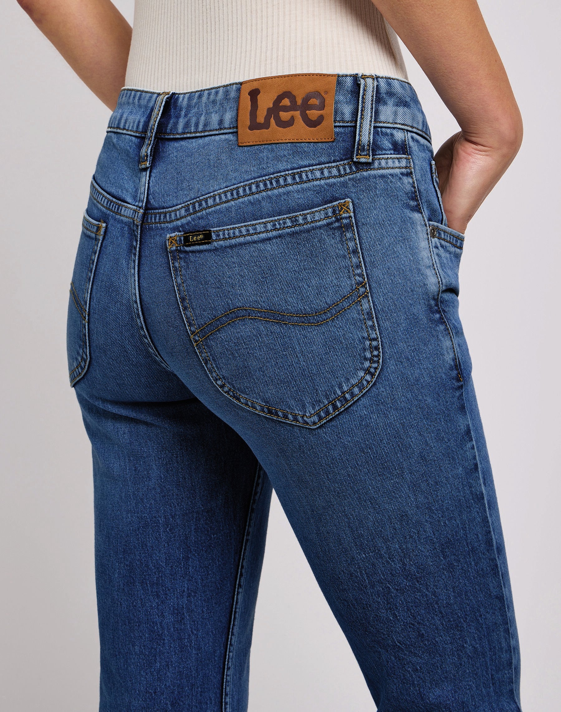 LEE MARION STRAIGHT Jeans - Ocean Shadow Blue - 112354413 von LEE