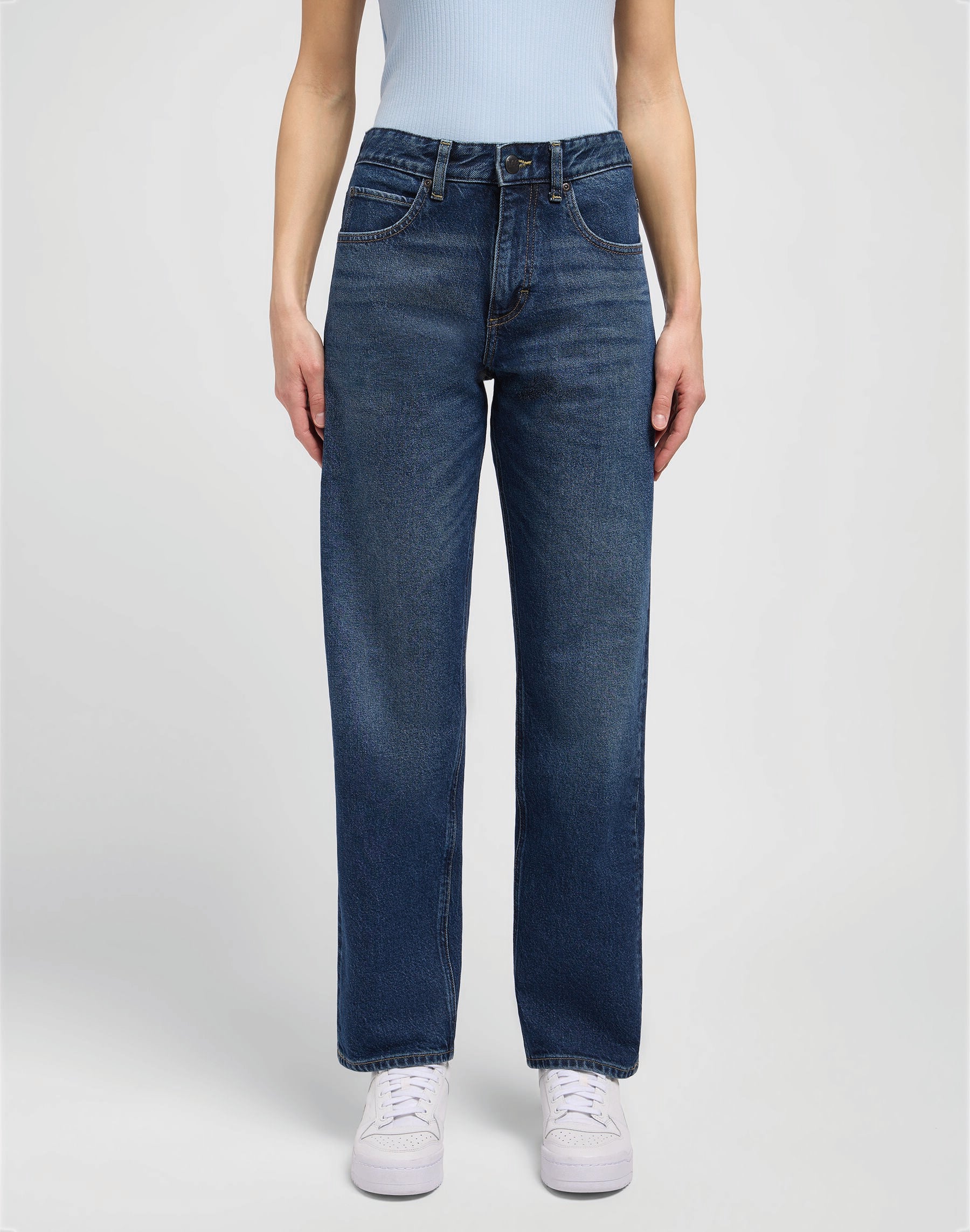 LEE RIDER CLASSIC Straight Jeans - Night Atlantic Blue - 112354414