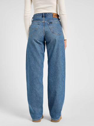 LEE RIDER LOOSE Baggy-Jeans - Saltwater Denim Blue - 112355132