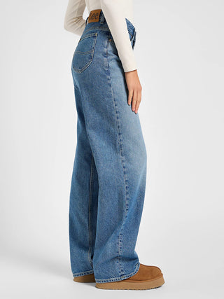 LEE RIDER LOOSE Baggy-Jeans - Saltwater Denim Blue - 112355132