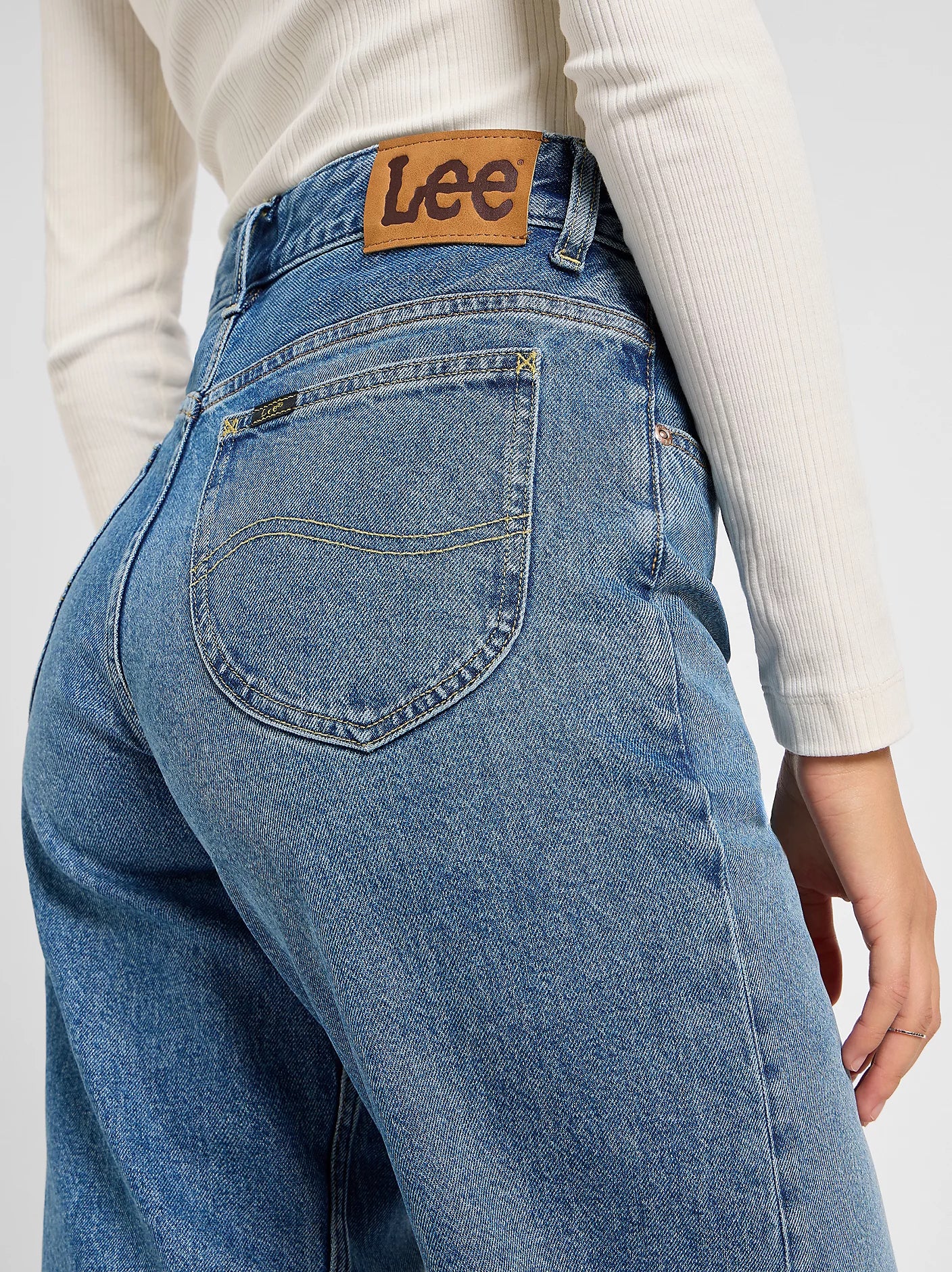 LEE RIDER LOOSE Baggy-Jeans - Saltwater Denim Blue - 112355132 von LEE