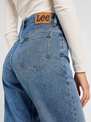 LEE RIDER LOOSE Baggy-Jeans - Saltwater Denim Blue - 112355132