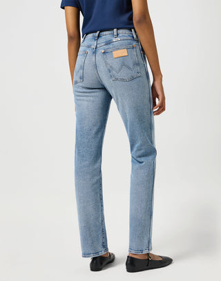WRANGLER Sunset Damen Jeans - Frosted Lagoon Blue - 112356409