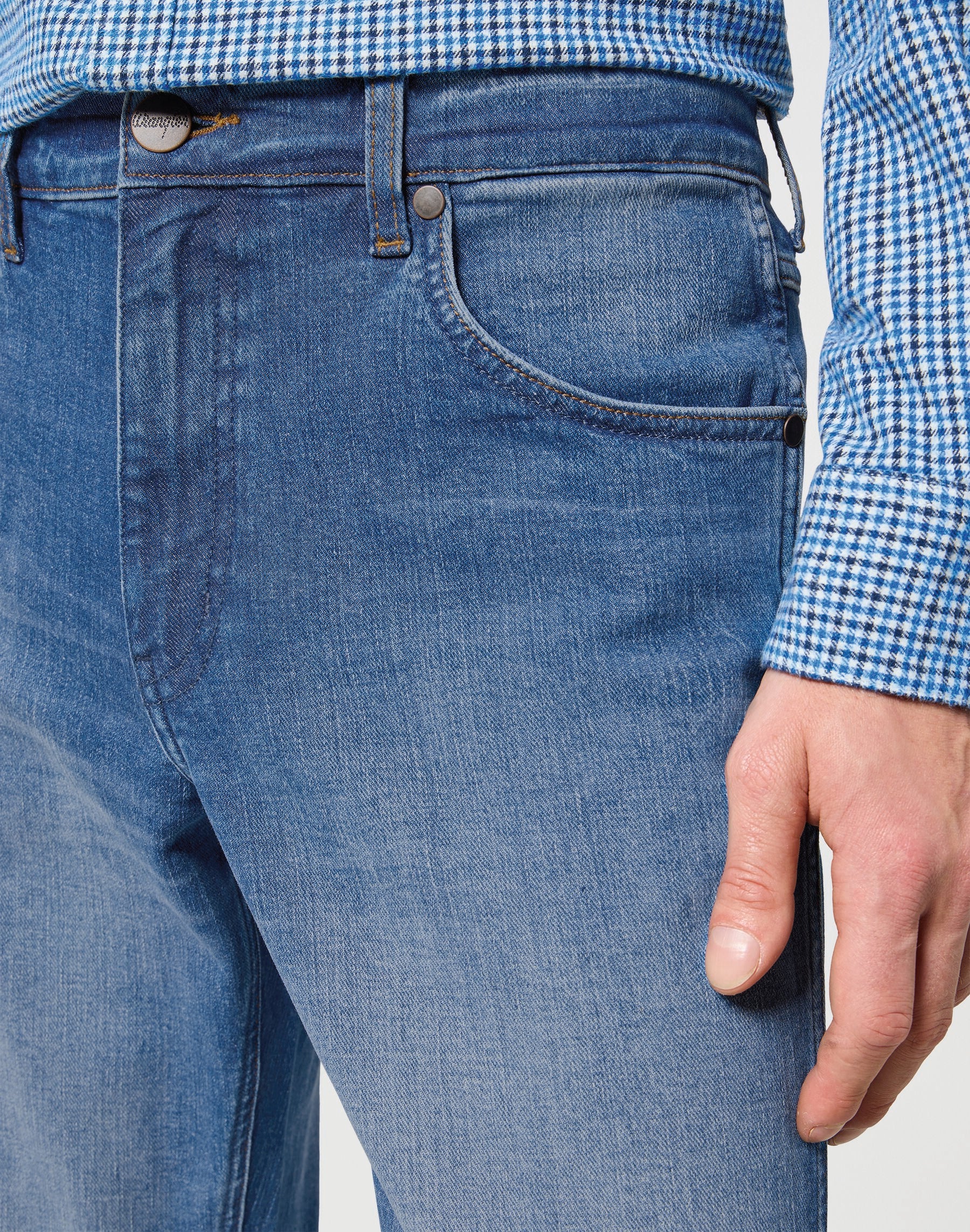 WRANGLER Horizon Schlittenhose - Riverstone Blue Wash - 112356832 von Wrangler