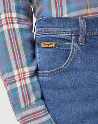 WRANGLER Texas Slim - Ocean Skyline Blue - 112358218