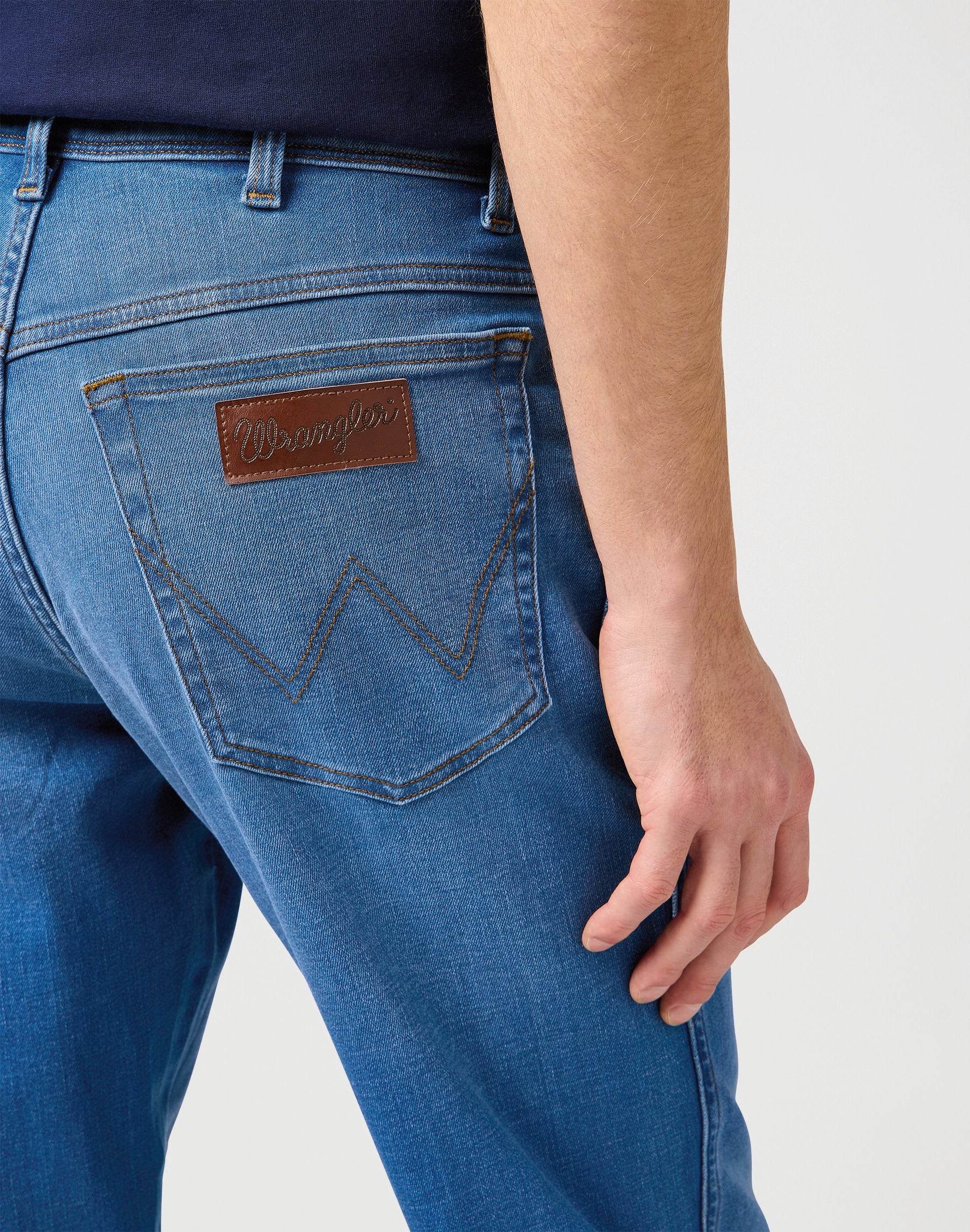 WRANGLER Texas Five Pocket - Ocean Canyon Blue - 112362336 von Wrangler
