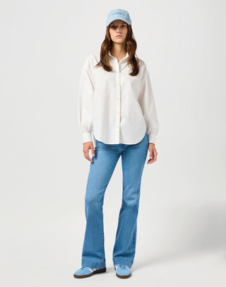 WRANGLER Flare Schlaghose - Sky Harbor Blue - 112362360
