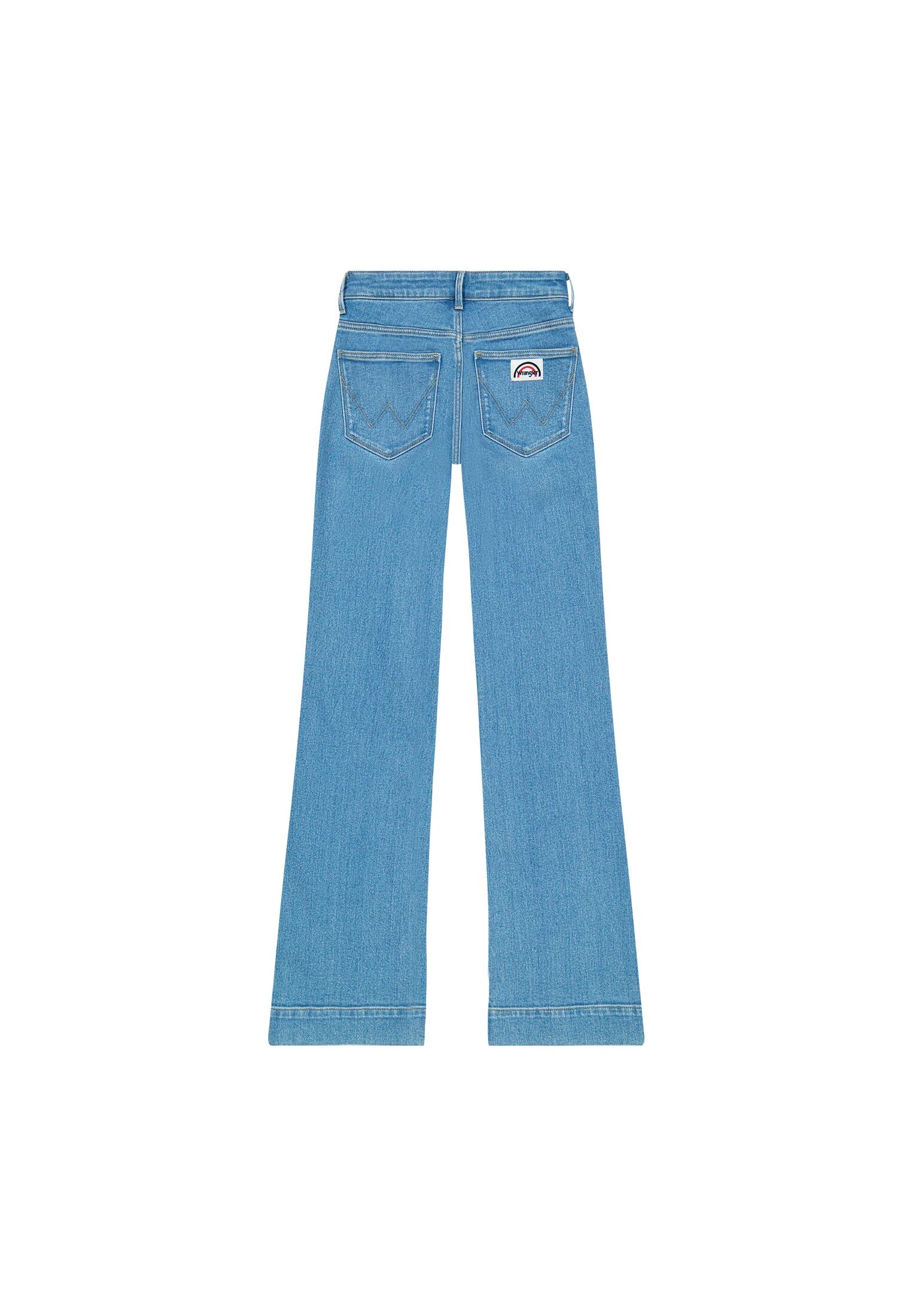 WRANGLER Flare Schlaghose - Sky Harbor Blue - 112362360 von Wrangler