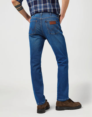 WRANGLER LARSTON - Washed Coastal Blue - 112362458
