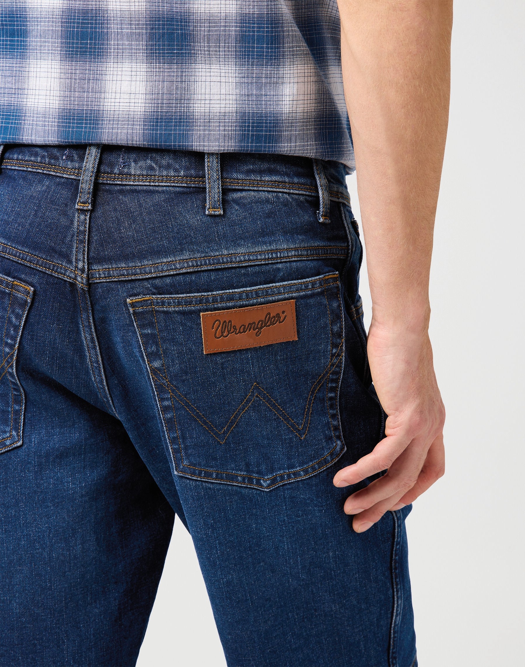 WRANGLER Texas Shorts - Indigo Canyon Blue - 112362506 von Wrangler