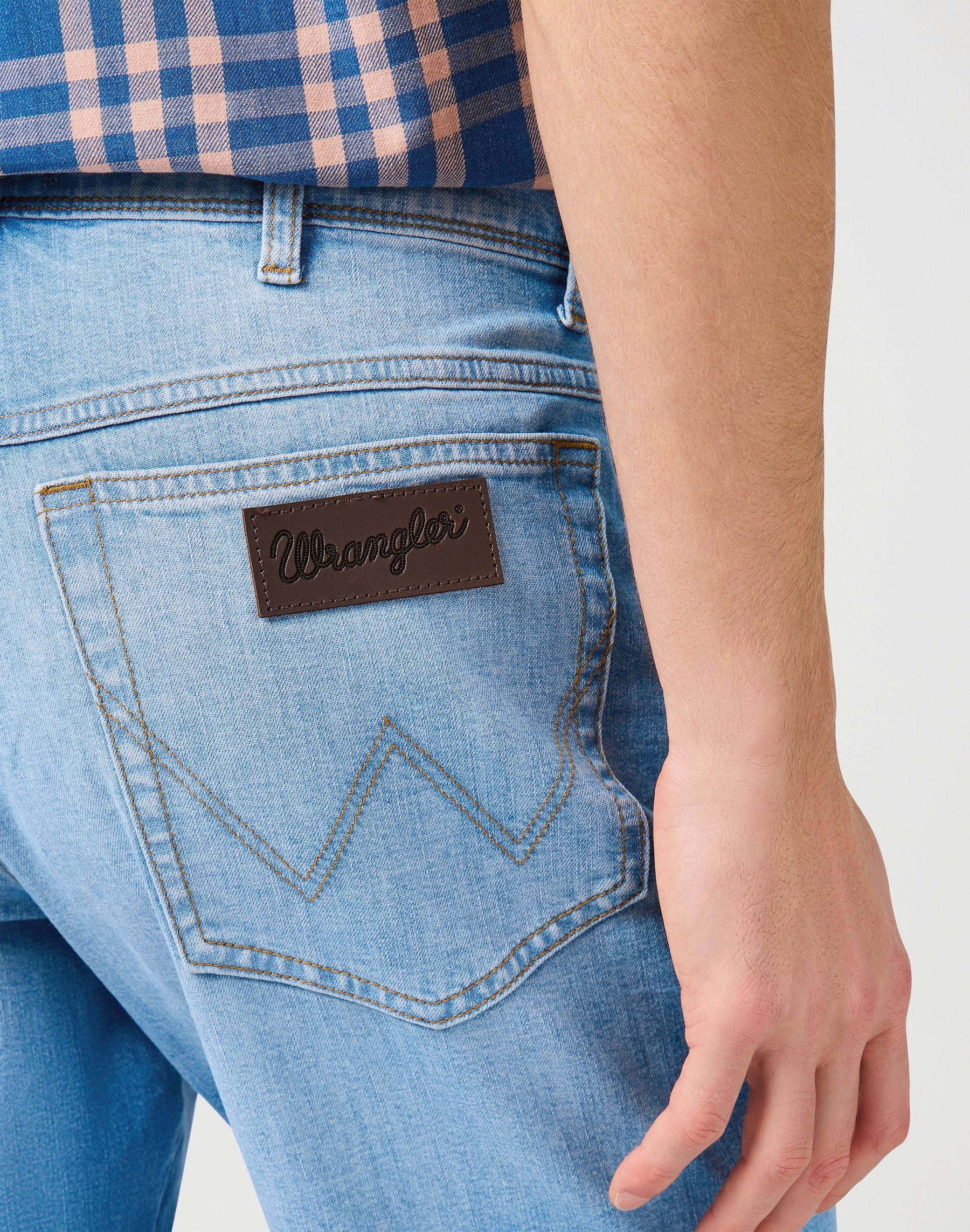 WRANGLER Texas Shorts - Light Harbour Blue - 112362508 von Wrangler