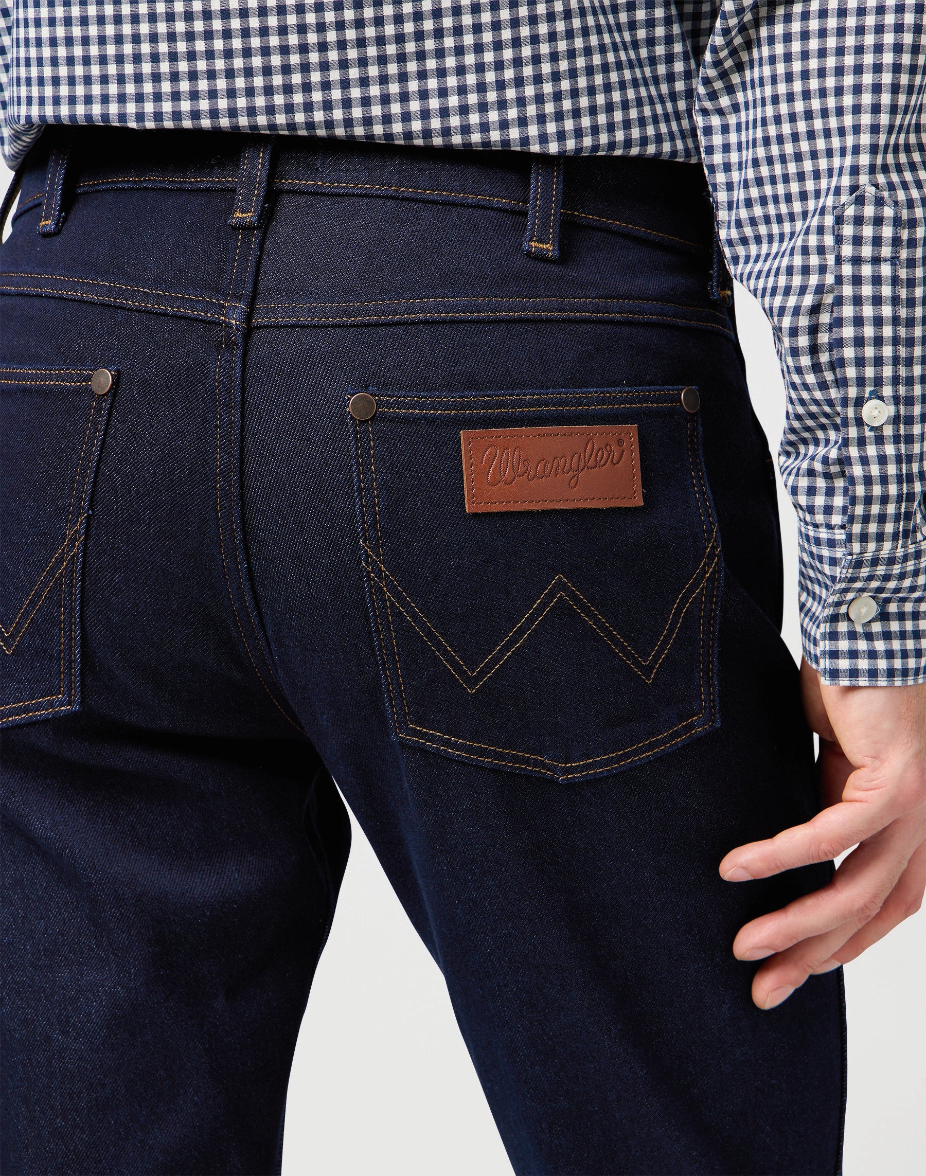 WRANGLER GREENSBORO - Midnight Chevron Blue - 112362557 von Wrangler