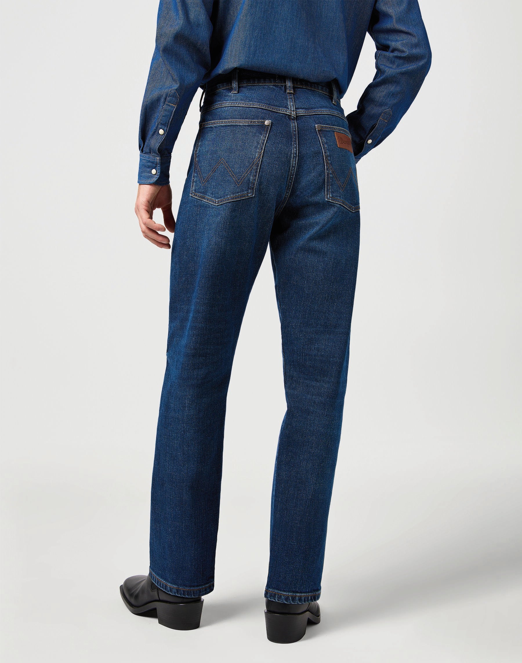 WRANGLER FRONTIER Jeans - Midnight Meadow Blue - 112362559