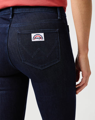WRANGLER Flare Schlaghose - Midnight Indigo - 112362668