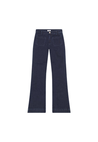 WRANGLER Flare Schlaghose - Midnight Indigo - 112362668