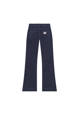 WRANGLER Flare Schlaghose - Midnight Indigo - 112362668