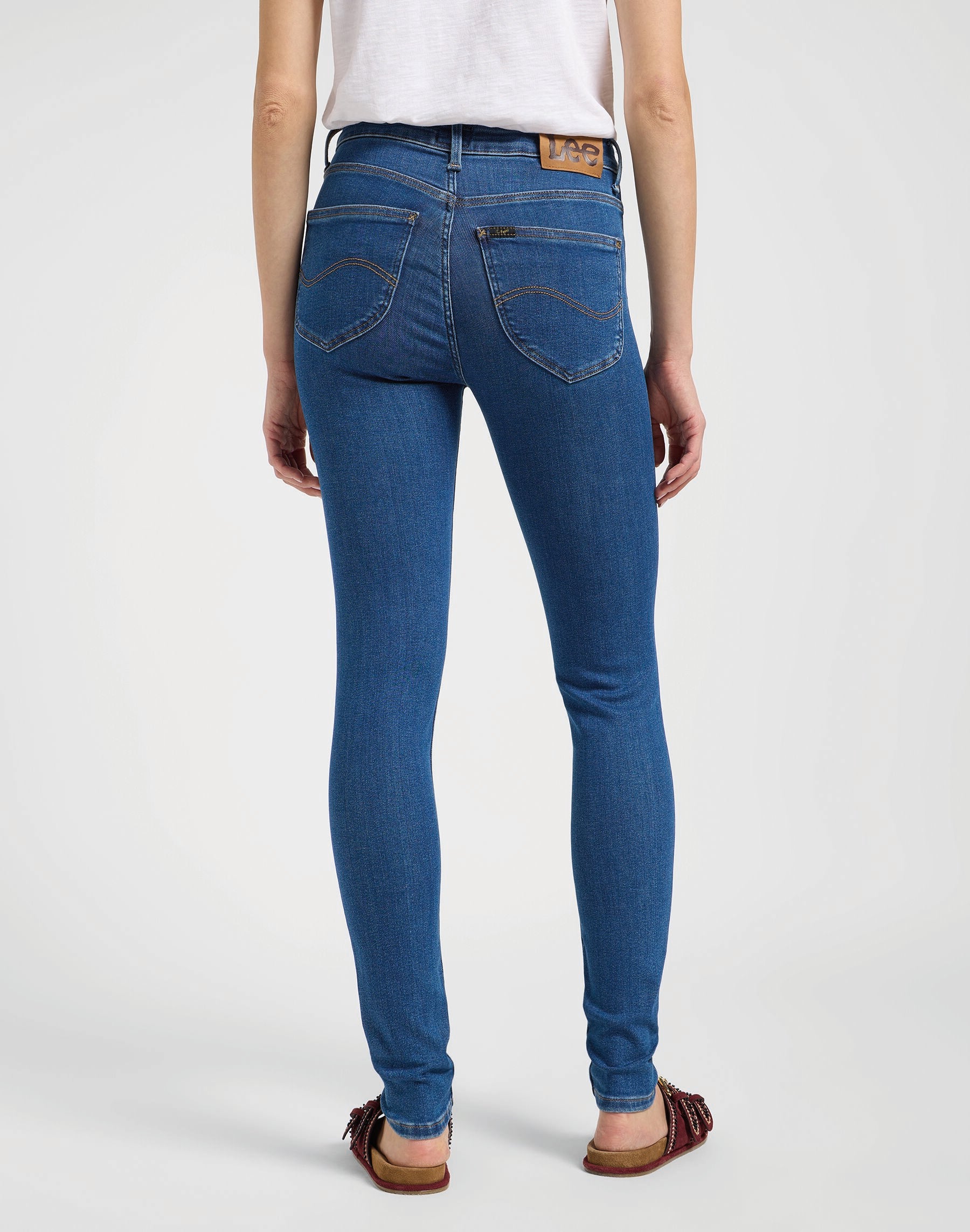 LEE SCARLETT HIGH clean riley - Coastal Sapphire Blue - 112363594