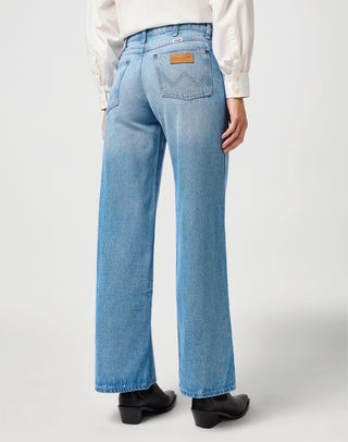 WRANGLER World Wide Schlaghose - Seaside Drift Blue - 112363612