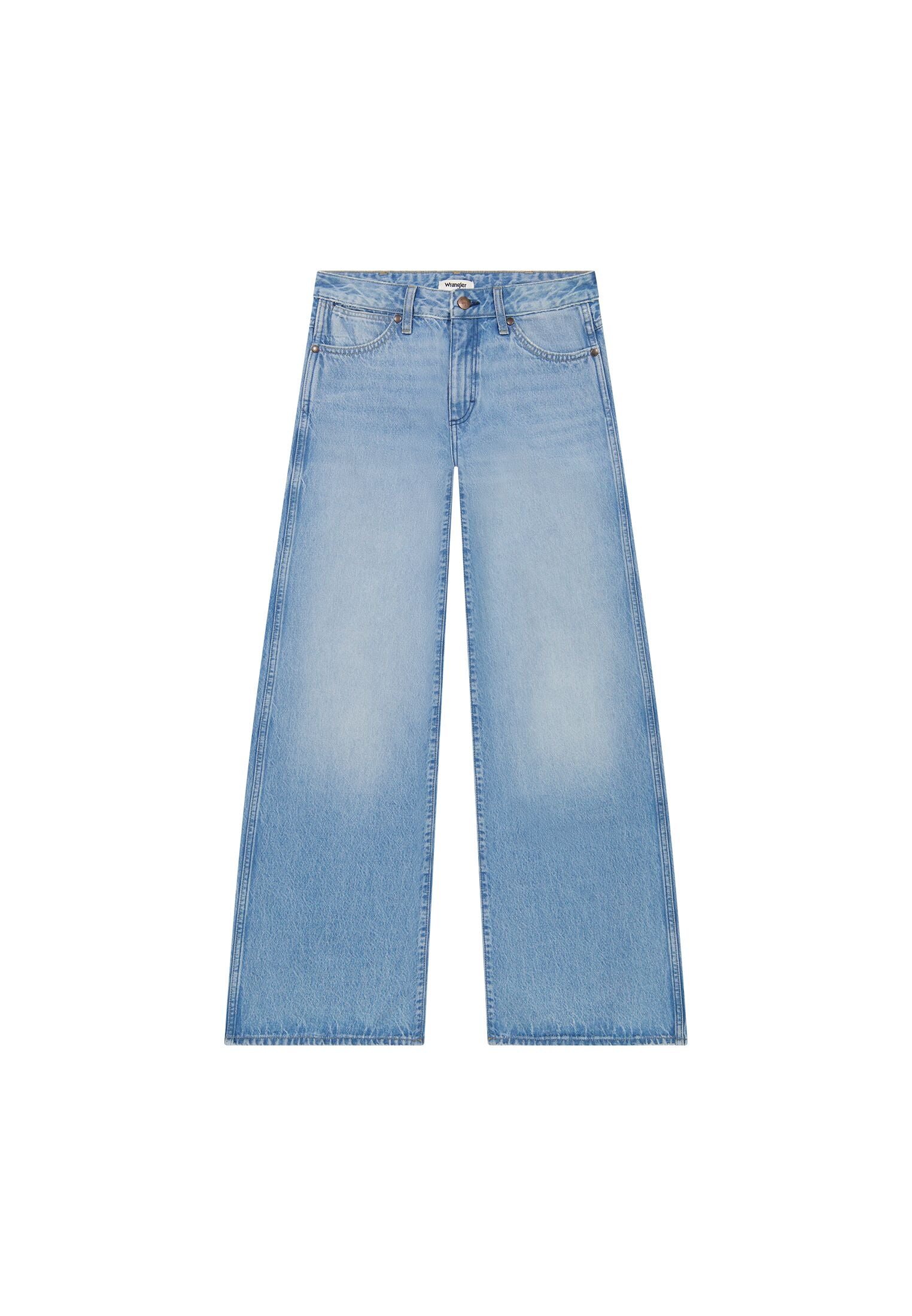 WRANGLER World Wide Schlaghose - Seaside Drift Blue - 112363612 von Wrangler