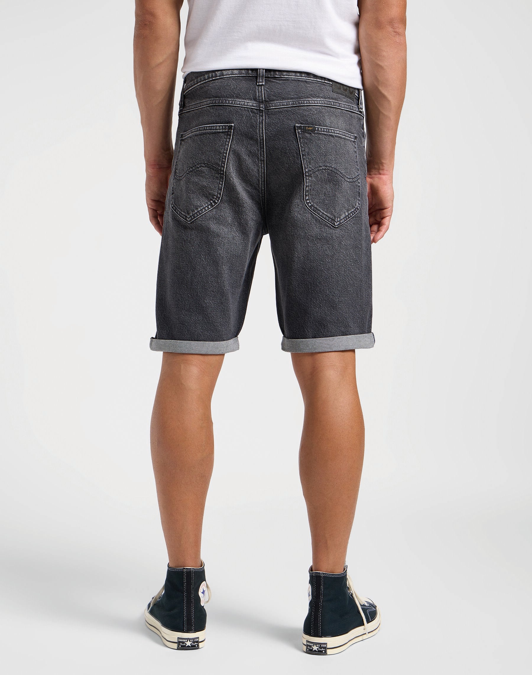 LEE 5 POCKET SHORT washed otto - Stormy Slate - 112363927