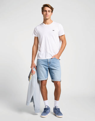 LEE 5 POCKET SHORT Dwight Light - Sky Harbor Blue - 112363931