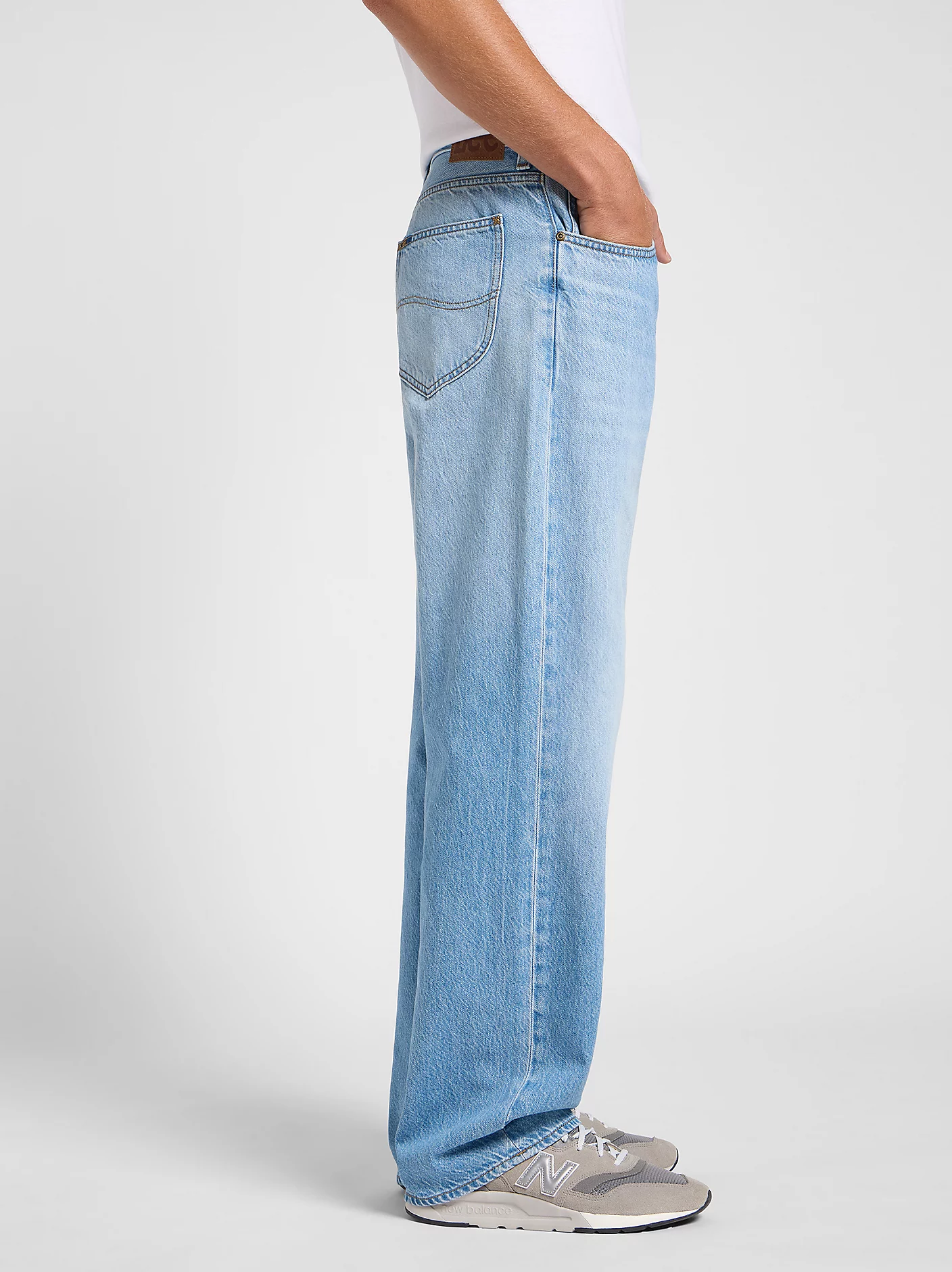 LEE ASHER Baggy Jeans - Frosted Sky Blue - 112364171 von LEE