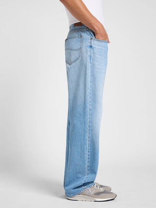 LEE ASHER Baggy Jeans - Frosted Sky Blue - 112364171