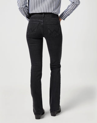 WRANGLER Bootcut Schlaghose - Velvet Night Blue - 112364507