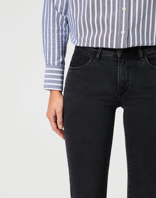 WRANGLER Bootcut Schlaghose - Velvet Night Blue - 112364507