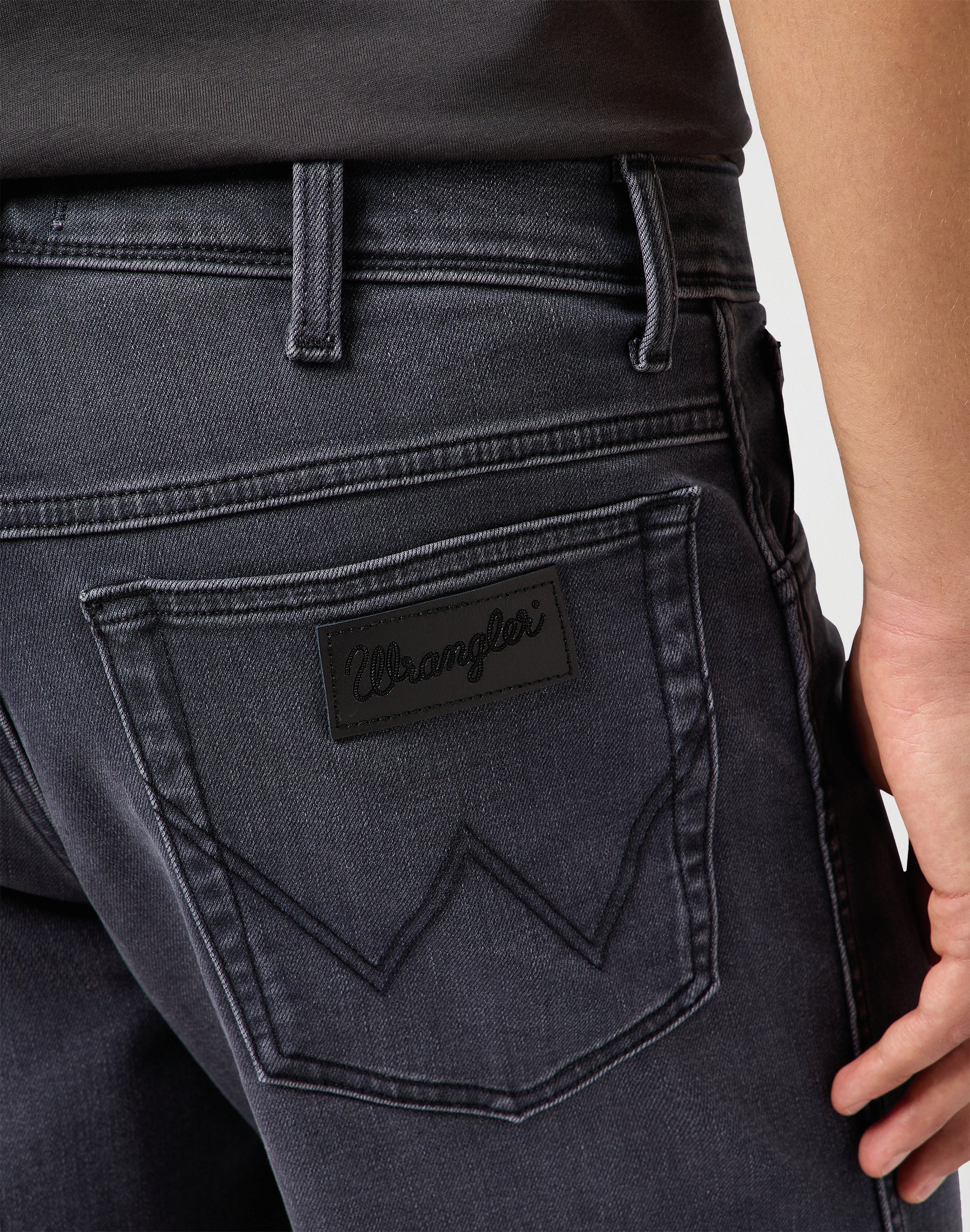 WRANGLER Texas Shorts - Deep Navy Grey - 112364833 von Wrangler