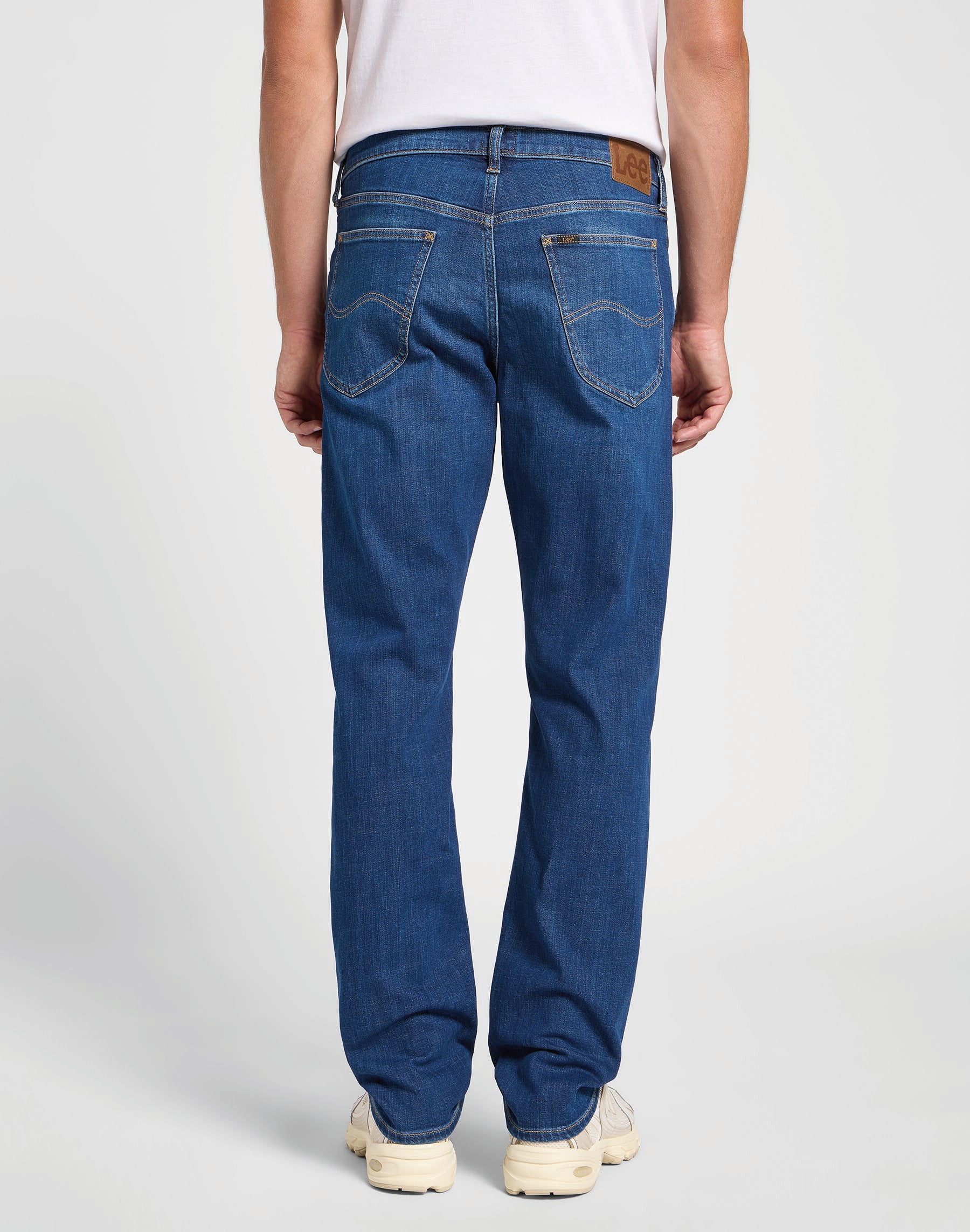LEE DAREN ZIP FLY Straight Jeans - Ocean Tide Blue - 112365116