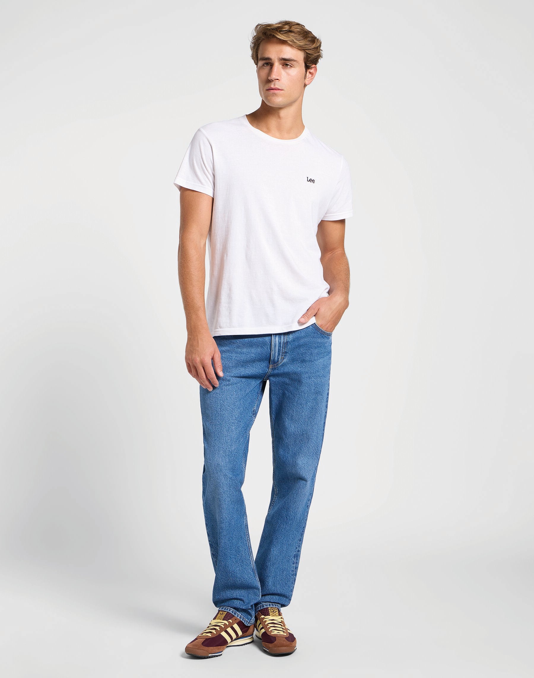LEE WEST Straight Jeans - Harbor Haze Blue - 112368702 von LEE