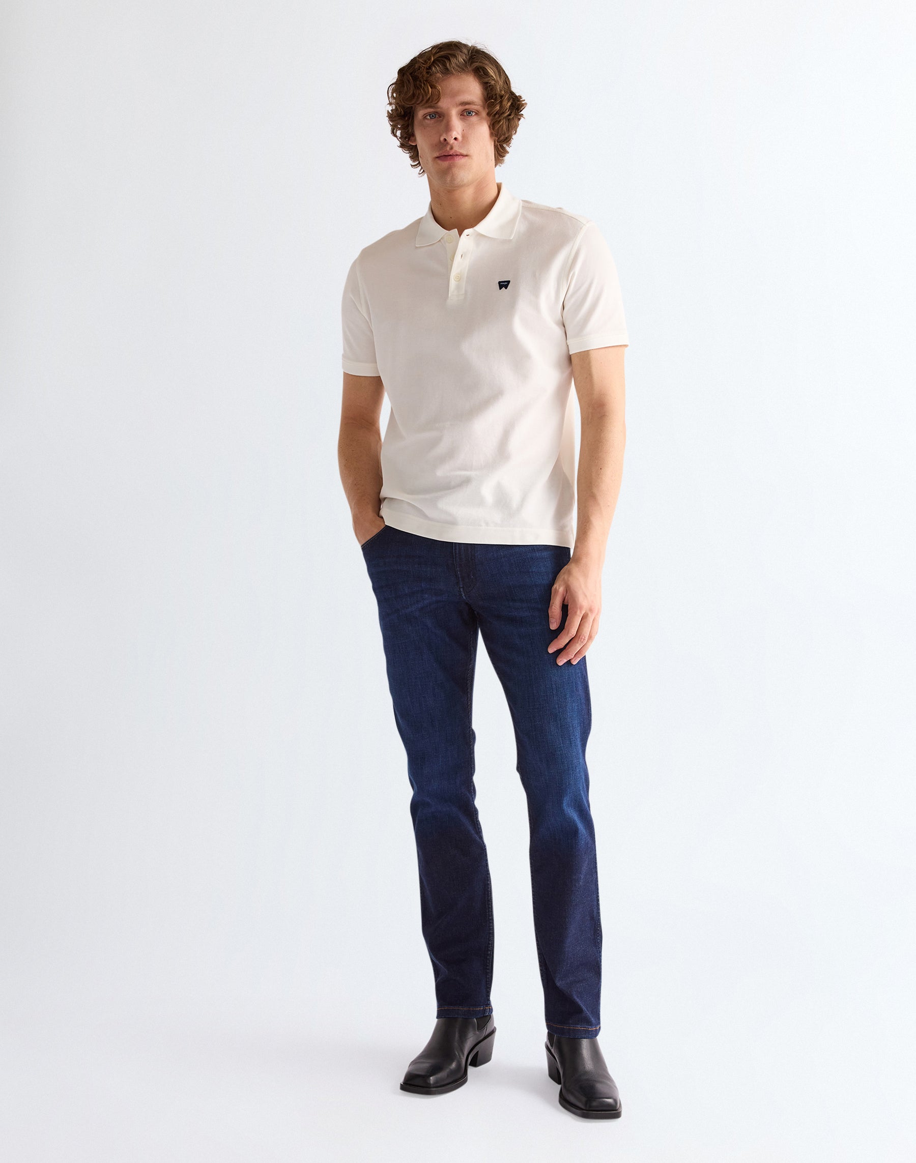 WRANGLER GREENSBORO Five Pocket - Night Harbor Blue - 112370720 von Wrangler