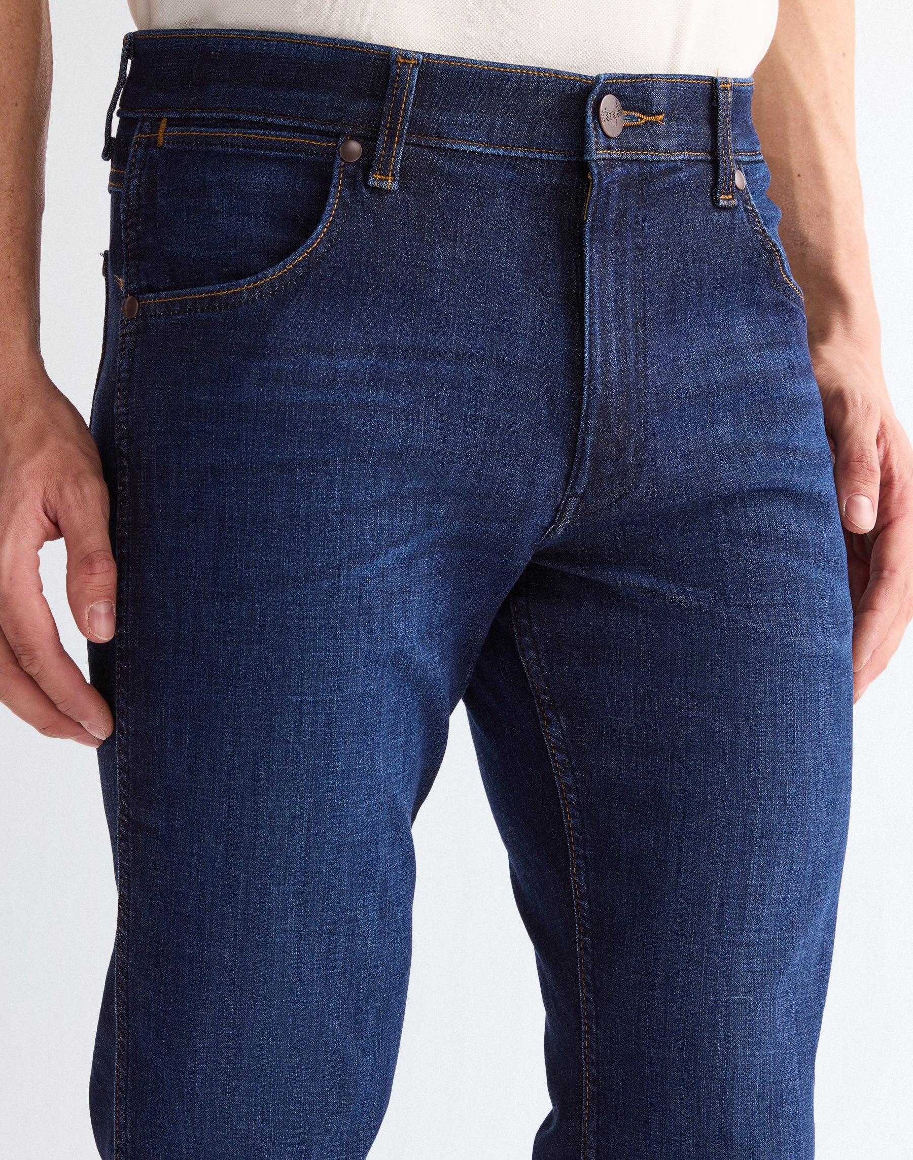 WRANGLER GREENSBORO Five Pocket - Night Harbor Blue - 112370720 von Wrangler