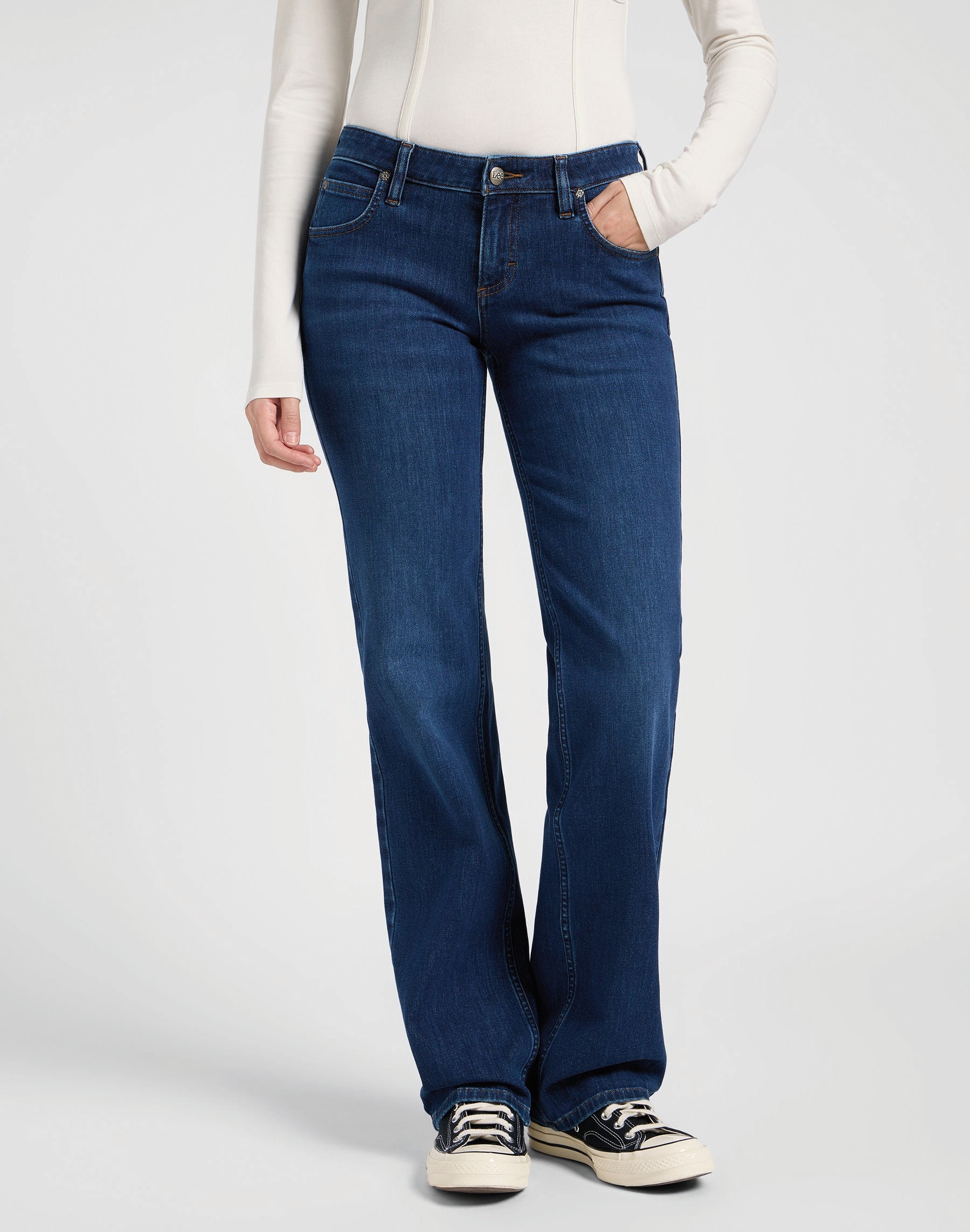LEE ZOE no foul Straight Jeans - Midnight Indigo - 112370888